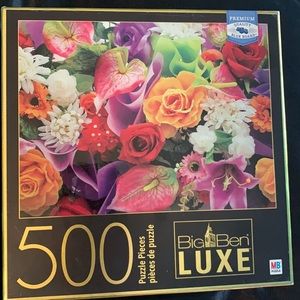 500 Piece Flower Puzzle